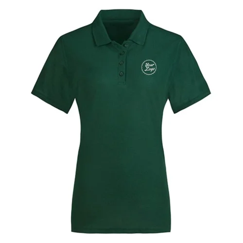 Women's Classic Polo T-Shirt Forest Green