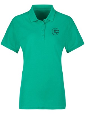 Women Premium Polo T-Shirt Green