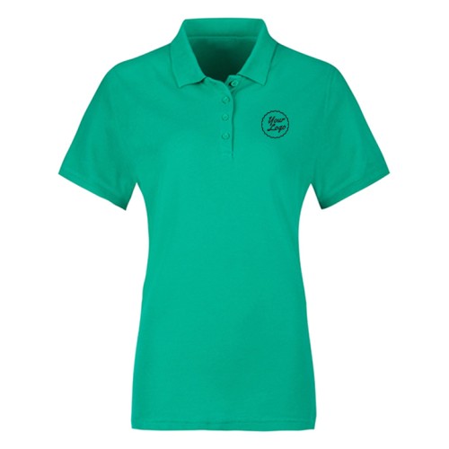 Women Premium Polo T-Shirt Green