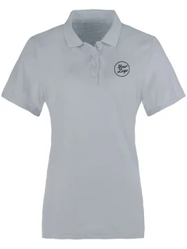 Women Premium Polo T-Shirt Gray