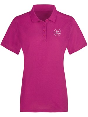 Women's Classic Polo T-Shirt Pink