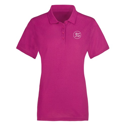 Women's Classic Polo T-Shirt Pink