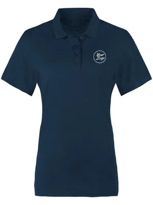 Women's Classic Polo T-Shirt Navy Blue
