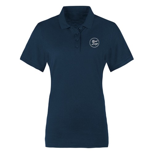 Women's Classic Polo T-Shirt Navy Blue