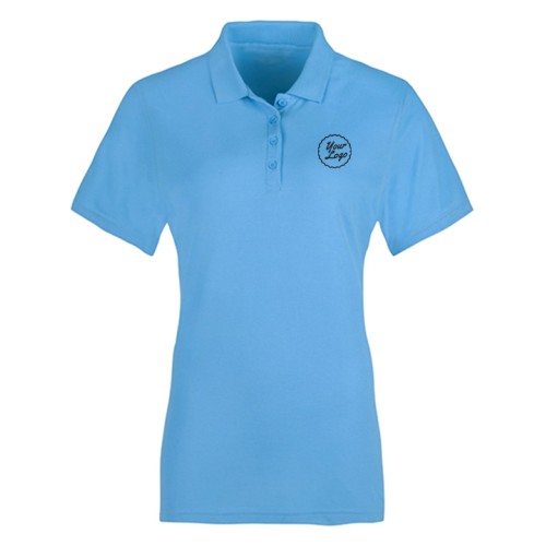 Women Premium Polo T-Shirt Polo Blue