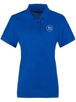 Women's Classic Polo T-Shirt Royal Blue Women's Classic Polo T-Shirt Royal Blue