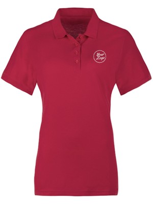 Women's Classic Polo T-Shirt Red