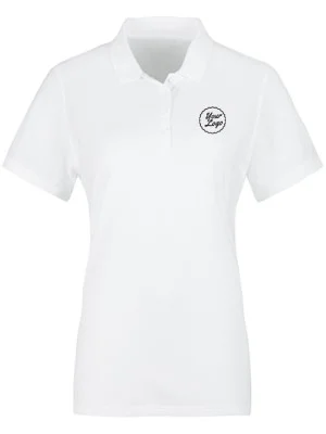 Women Premium Polo T-Shirt White Women Premium Polo T-Shirt White