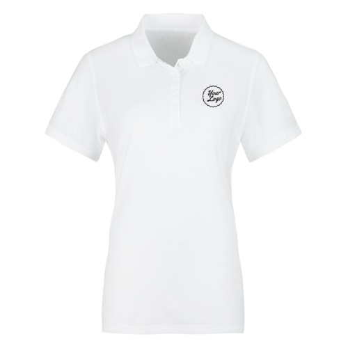 Women Premium Polo T-Shirt White