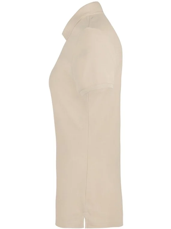 Women Premium Polo T-Shirt Beige