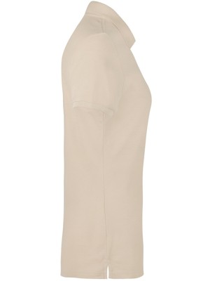 Women Premium Polo T-Shirt Beige