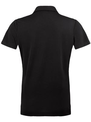 SmartWear Black Polo T-Shirt for Women