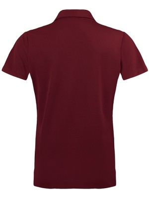 SmartWear Maroon Polo T-Shirt for Women