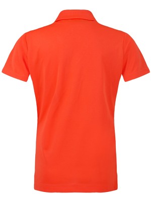 SmartWear Orange Polo T-Shirt for Women