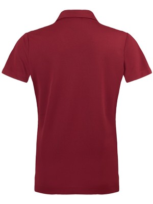 SmartWear Red Polo T-Shirt for Women