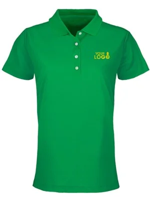 SmartWear Green Polo T-Shirt for Women