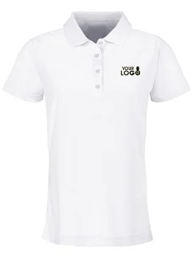 SmartWear WhitePolo T-Shirt for Women