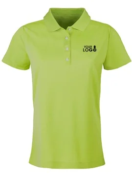 SmartWear Light Green Polo T-Shirt for Women