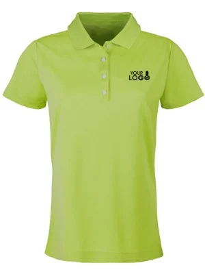 SmartWear Light Green Polo T-Shirt for Women