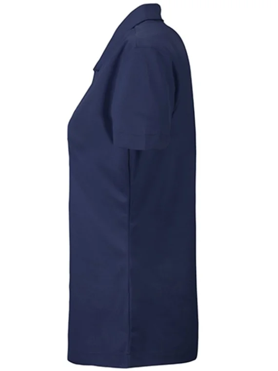 SmartWear Navy Blue Polo T-Shirt for Women