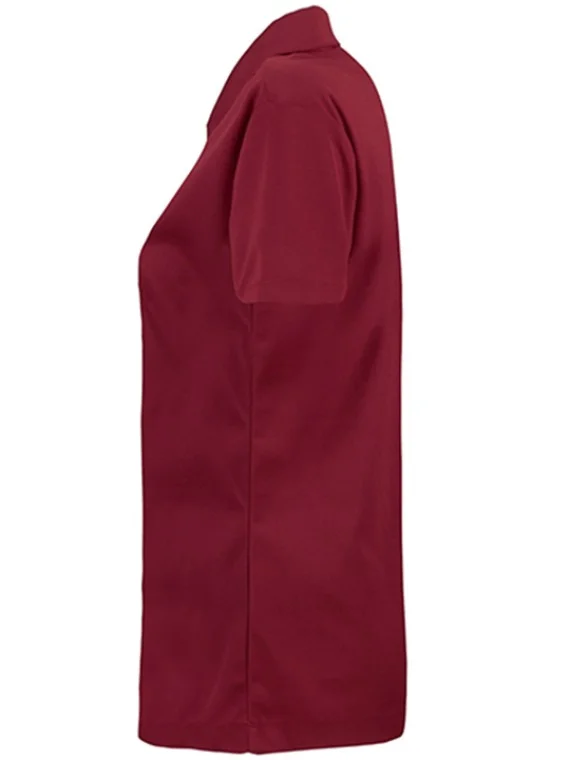 SmartWear Red Polo T-Shirt for Women