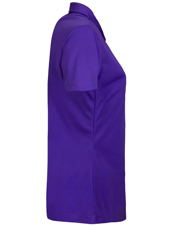 SmartWear Purple Polo T-Shirt for Women