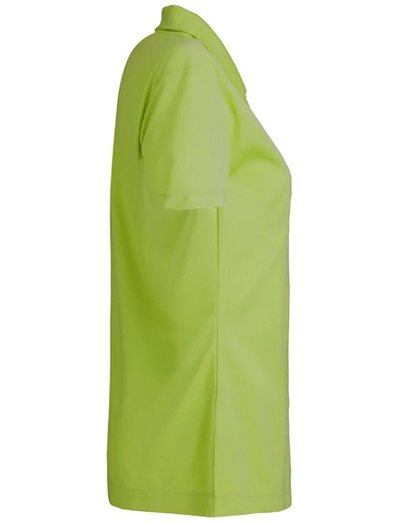 SmartWear Light Green Polo T-Shirt for Women