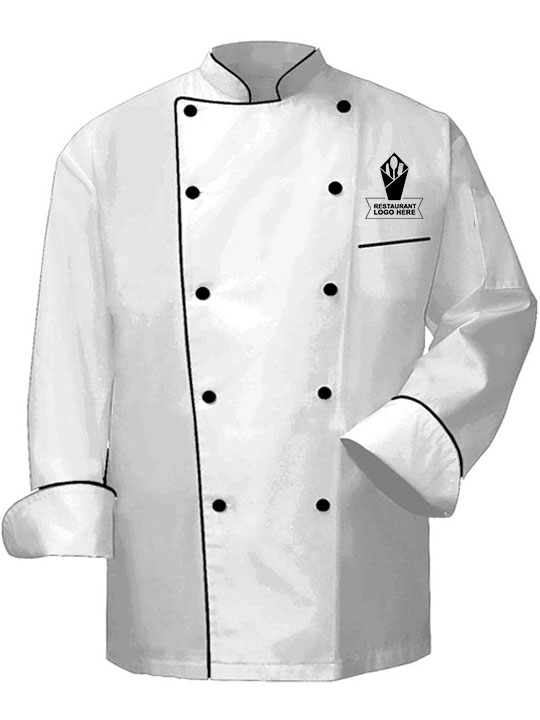 Mario Mens chef jacket  hotel  resort uniform