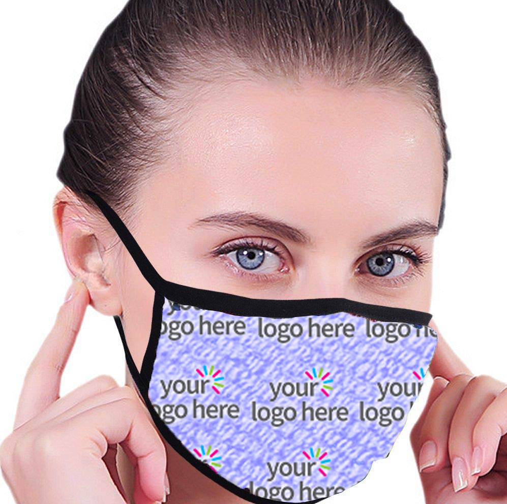 thumbnail image 2 of Mato & Hash Custom Cotton Face Masks With Your Business Logo - Printed In USA 2 of 5
