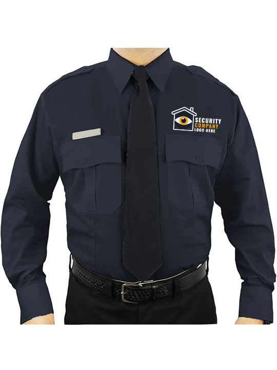 Navy Blue Security Guard Shirt | Security Uniforms Online