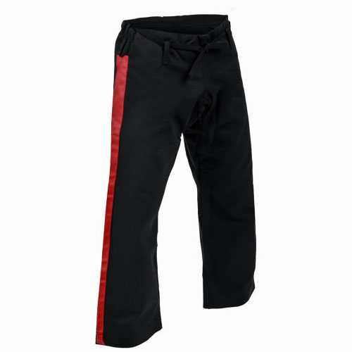 Middleweight Black Pants (with Pocket) - Ripple Effect Martial Arts